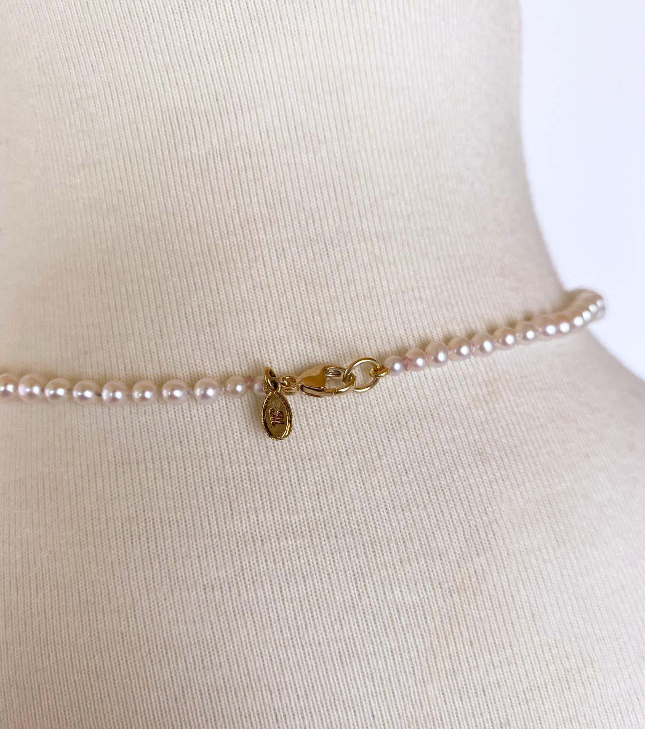 Graduated Pearl and Amethyst Necklace with 14K Yellow Gold Plated Centerpiece